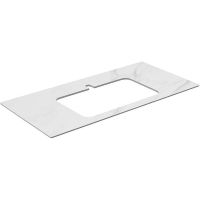 Товар: Столешница под раковину Kerama Marazzi Plaza Classic Neo Монте тиберио 100 PL2.SG507120R\100 Белый мрамор - фото 2 Столешница под раковину Kerama Marazzi Plaza Classic Neo Монте тиберио 100 PL2.SG507120R\100 Белый мрамор — фото 2, Столешницы под раковину