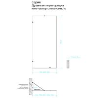 Товар: Душевая перегородка Maybah Glass MGD-276-3 990x1950 коннектор стена-стекло Золото стекло графитовое - фото 8 Душевая перегородка Maybah Glass MGD-276-3 990x1950 коннектор стена-стекло Золото стекло графитовое — фото 8, Душевые перегородки