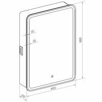 Товар: Зеркальный шкаф Континент Elliott LED 60 R МВК018 с подсветкой Белый - фото 14 Зеркальный шкаф Континент Elliott LED 60 R МВК018 с подсветкой Белый — фото 14, Зеркальные шкафы в ванную