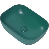 Раковина-чаша Abber Rechteck 46 AC2200MBG Темно-зеленая матовая — фото 4, Раковины накладные