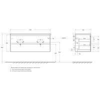 Тумба под раковину BelBagno Kraft 120 KRAFT-1200-2C-SO-2-CG подвесная Cemento Grigio — фото 16, Тумбы под раковину