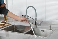 Смеситель для кухни Gappo G4398-17 Хром Серый — фото 3, Смесители для кухни