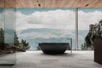 Ванна из полиэфирной смолы Abber Kristall 165х78 AT9701Onyx Черная без гидромассажа — фото 3, Ванны из полиэфирной смолы