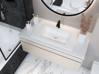 Раковина Paola Parma 75 Белая глянцевая — фото 6, Раковины