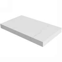 Столешница под раковину Boheme Armadi Art Flat 80 869-080-CLCT Белый мрамор — фото 1, Раковины