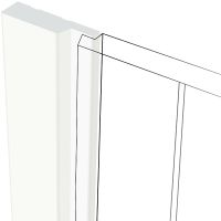 Финишный молдинг HIWOOD LF124A NP 2700x42x12 мм — фото 3, Панели