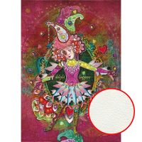 Фреска детская Ortograf Детские 7016 Фактура флок FLK Флизелин (1,9*2,7) Красный/Разноцветный, Абстракция/Люди — фото 1, Фрески