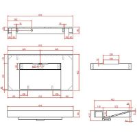 Раковина Boheme Armadi Art Flat 80 859-080-CLCT Белый мрамор — фото 4, Раковины