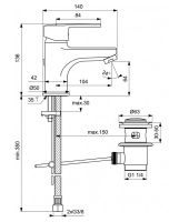 Комплект смесителей Vidima Calista B1435AA Хром — фото 5, Готовые комплекты для ванной комнаты
