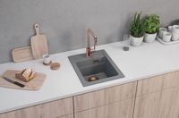 Кухонная мойка Alveus Granital Atrox 10 Concrete G81 400x500 1139770 Бетон — фото 4, Кухонные мойки