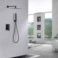 Душевая система Abber Daheim AF8219B Черная матовая — фото 2, Душевое оборудование. Душевая программа