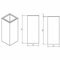Стакан для зубных щеток Cezares Prizma PRIZMA-TUMP-03/24 Золото 24 карат — фото 2, Стаканы для зубных щеток