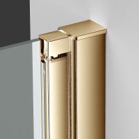 Душевая дверь Vincea Alpha 70 VDP-3AL700CLG профиль Брашированное золото стекло прозрачное — фото 4, Душевые двери в нишу