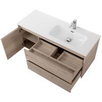 Тумба под раковину BelBagno Kraft 120 R KRAFT-1200-2C-1A-SO-RGB-R подвесная Rovere Galifax Bianco — фото 5, Тумбы под раковину