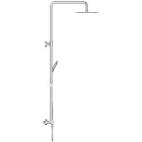 Товар: Душевая система Cersanit Brasko 64526 с термостатом Хром - фото 4 Душевая система Cersanit Brasko 64526 с термостатом Хром — фото 4, Душевые стойки