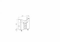 Товар: Тумба под раковину Bellezza Джулия 75 4631212000012 Белая - фото 5 Тумба под раковину Bellezza Джулия 75 4631212000012 Белая — фото 5, Тумбы под раковину