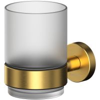 Стакан для зубных щеток Whitecross Ergo gold brushed ER2230GLB Брашированное золото — фото 1, Мыльницы