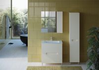 Зеркало со шкафом Bellezza Андрэа 65 4619010001011 R Белое — фото 2, Зеркальные шкафы в ванную