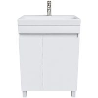 Тумба с раковиной Iddis Zodiac 60 ZOD6CDFi95K Белая — фото 1, Тумбы с раковиной