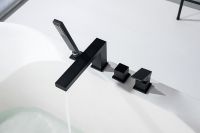 Смеситель на борт ванны Timo Selene 2130/03Y Черный — фото 3, Смесители