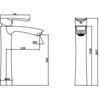 Товар: Смеситель для раковины Kaiser Aurora 67033 Хром - фото 2 Смеситель для раковины Kaiser Aurora 67033 Хром — фото 2, Смесители