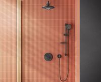 Душевой гарнитур Vitra Bliss A4574336EXP Черный матовый — фото 2, Душевые гарнитуры