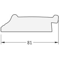 Зеркало Evoform Exclusive-G 72х55 BY 4010 с гравировкой в багетной раме - Черный ардеко 81 мм — фото 6, Мебель для ванной