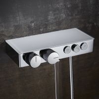 Товар: Душевая система Black&White Universe U7815 78150U с термостатом Хром - фото 2 Душевая система Black&White Universe U7815 78150U с термостатом Хром — фото 2, Душевое оборудование. Душевая программа