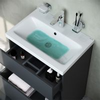 Товар: Тумба под раковину AM.PM Gem S 60 M91FSX0602GM Графит матовый - фото 3 Тумба под раковину AM.PM Gem S 60 M91FSX0602GM Графит матовый — фото 3, Мебель для ванной