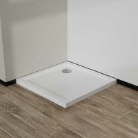 Акриловый поддон для душа Vincea 80х80 VST-5AS-8080 Белый — фото 2, Акриловые душевые поддоны