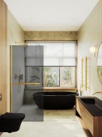 Товар: Душевая перегородка Maybah Glass MGD-735-3ш 890x1950 в широком профиле Золото стекло графитовое - фото 3 Душевая перегородка Maybah Glass MGD-735-3ш 890x1950 в широком профиле Золото стекло графитовое — фото 3, Душевые перегородки