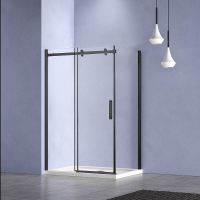 Душевой уголок Vincea Como-N 120x80 VSR-4CN8012CLB профиль Черный стекло прозрачное — фото 4, Прямоугольные душевые уголки