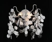 Настенный светильник Crystal Lux Tenerife AP2 Silver Прозрачный Белый Серебро — фото 2, Светильники