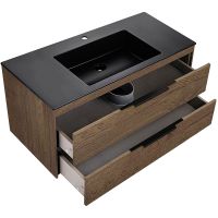 Тумба под раковину Vincea Chiara 2D 100 подвесная T.Oak арт-VMC-2C2100TO — фото 6, Тумбы под раковину