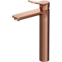 Смеситель для раковины AM.PM X-Joy F85A92044 Розовое золото — фото 1, Смесители