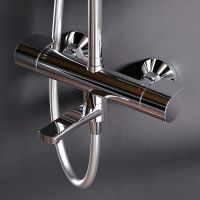 Душевая система AM.PM X-Joy F0785A500 с термостатом Хром — фото 10, Душевое оборудование. Душевая программа