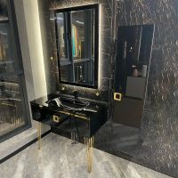 Товар: Тумба под раковину Boheme Armadi Art Lucido 100 770-100-B подвесная Черный глянец - фото 6 Тумба под раковину Boheme Armadi Art Lucido 100 770-100-B подвесная Черный глянец — фото 6, Мебель для ванной