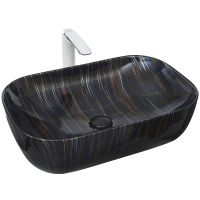 Раковина-чаша WeltWasser Elbach 2143P K501 61 10000004555 Мрамор — фото 1, Раковины накладные