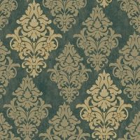 Товар: Обои Bruno Zoff Silver 60109-5 Фольга на флизелине (1,06*10,05) Зеленый, Дамаск - фото 1 Обои Bruno Zoff Silver 60109-5 Фольга на флизелине (1,06*10,05) Зеленый, Дамаск — фото 1, Обои для стен