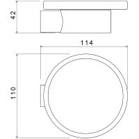 Товар: Мыльница Aquatek Лира AQ4403MB Черная матовая - фото 2 Мыльница Aquatek Лира AQ4403MB Черная матовая — фото 2, Мыльницы