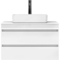 Тумба под раковину Vigo Urban 70 tp.URB.70.2Y подвесная Белая — фото 1, Мебель для ванной