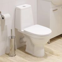 Унитаз-компакт Sanita Марс WC.CC/Mars/2-DM.Rim/WHT.G/S1 с бачком и сиденьем Микролифт — фото 5, Унитазы