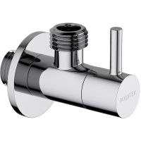 Запорный вентиль Aquatek AQ2452CR угловой Хром — фото 1, Комплектующие для душевого оборудования