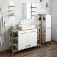 Зеркало Sanflor Ингрид 120 С0001915 Белое — фото 2, Зеркала в ванную комнату