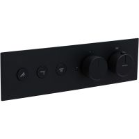 Смеситель для душа Allen Brau Liberty 5.33003-31 с термостатом Черный матовый — фото 3, Смесители