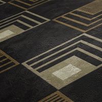 Обои AS Creation New Life 37682-2 Винил на флизелине (0,53*10,05) Черный, Геометрия — фото 2, Обои для стен