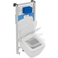 Комплект унитаза с инсталляцией Ideal Standard Strada II E387001 с сиденьем Микролифт — фото 1, Комплекты унитаз + инсталляция