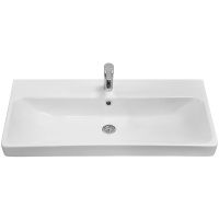 Тумба с раковиной Misty Адриана 90 УТ000010217 подвесная Дуб Вотан Белый — фото 3, Тумбы с раковиной