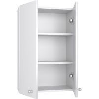 Подвесной шкаф Runo Кредо 50 00000000061 Белый — фото 2, Шкафы для ванной