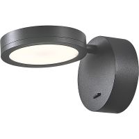 Настенный светильник Crystal Lux CLT 027W V1 BL Черный — фото 2, Светильники